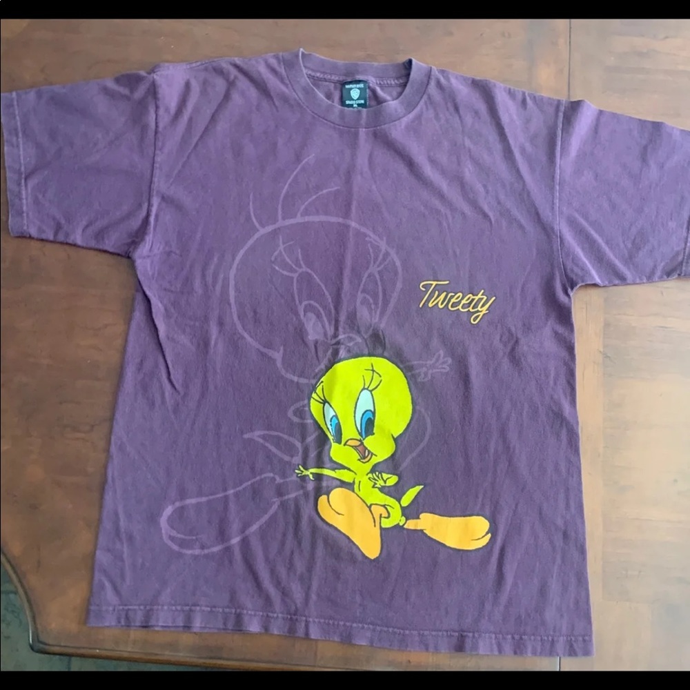 Vintage 98 Looney Tunes Tweety T Shirt Mens XL